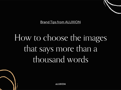 Brand Tips aluxion branding design tips