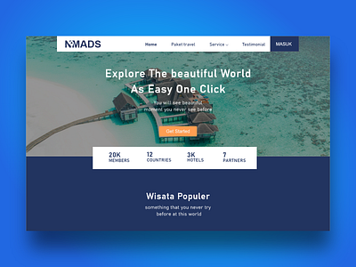travel homepage branding design ecommerce travel travel app ui ux website