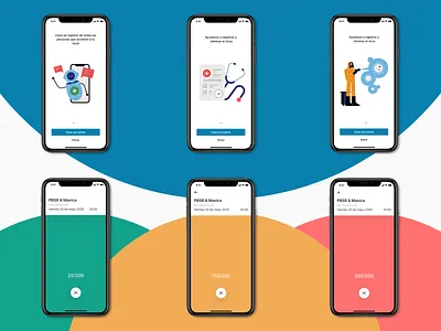 Covid List animation capacity color language colorful craftwork design illustration mobie mobile app on boarding scan ui ux