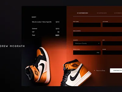 Nike Checkout checkout dailyui figma nike nike air photoshop