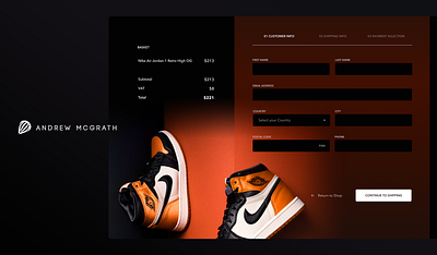 Nike Checkout checkout dailyui figma nike nike air photoshop