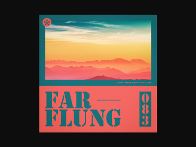 083 ~ far-flung. custom type dailyposter dailyposterdesign graphicdesign layout minimal minimalism photoshop poster poster a day poster art poster design swiss design swiss style typogaphy visual arts visual design visual graphics