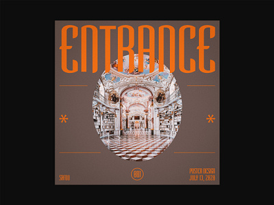 081 ~ entrance. custom type dailyposter dailyposterdesign graphicdesign layout minimalism photoshop poster a day poster art poster design swiss design swiss style typogaphy ui visual art visual arts visual design visual graphics