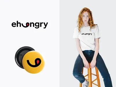 ehungry branding brand brand design branding design food identity identity design logo logo design minimal restaurant symbol tasty
