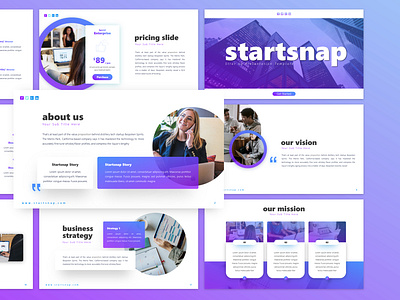 Starsnap - Start Up PowerPoint Template design graphic design powerpoint presentation powerpoint template presentation design presentation template