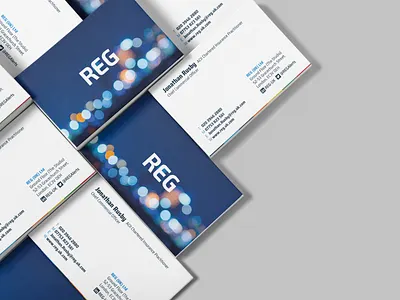 REG Business Cards brand brand design brand identity branding branding design business card business card design business cards design designs graphic design minimal print print design printing typography