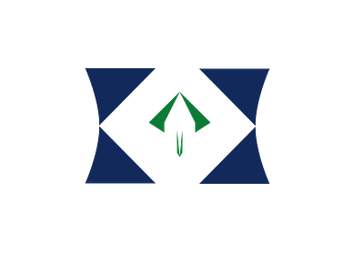 Bank / housing Scheme design icon illustration logo