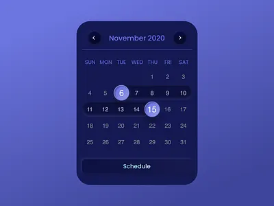 Neomorphic date picker daily ui dailyuichallenge dark ui date date picker datepicker dates gradient design gradients neomorphic neomorphism planning schedule schedule app time timepicker