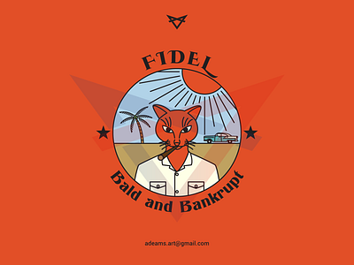 Fidel the Cat adventure apparel badge branding design illustration line line art lineart logo monoline patches pin sticker t shirt tee tshirt design vector