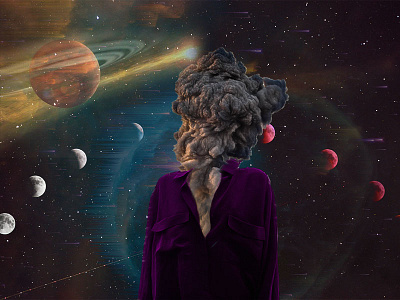 planet galaxy photoshop planet woman