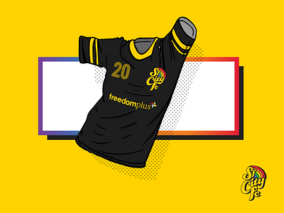 pride kit branding football illustration kit pride san francisco sf city soccer sports throwback