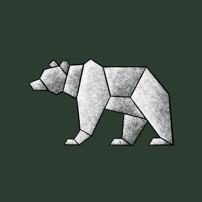 Polar bear animal art animal character animal illustration animal logo bear digital art digital illustration digital painting drawing geometric geometrical geometrical design illustration logodesign polarbear procreate