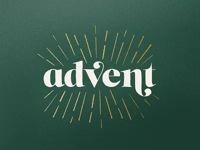 Advent advent christmas cover art jesus typography