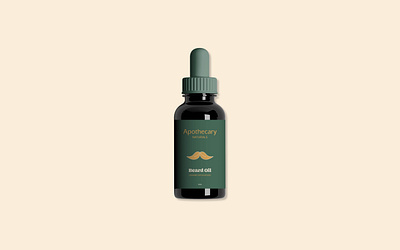 Apothecary Naturals Beard Oil beard oil brand identity cannabis cannabis branding cannabis design cannabis packaging cbd cbd packaging cosmetic design illustration logo packaging packaging design packaging mockup tincture typography vector wellness