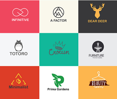 Minimalist Logo business card design logodesign