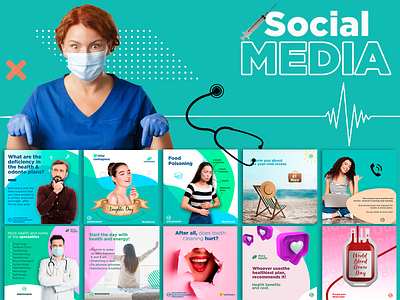 Social Media - Healthcare brand design branding care dentist design designbyayesha designer disease doctor facebook design graphicdesign graphics healthy instagram design photoshop poster design social media social media design social network socialmedia