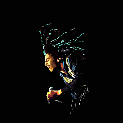 Bob Marley bob marley illustration pop art singer