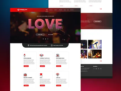 Church UX adobe xd adobexd interaction design ui user experience ux web design web development webpage website