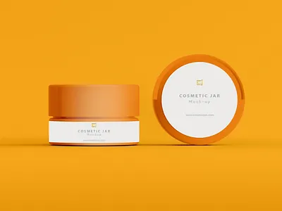 FREE Cosmetic Jar Mockup 3d model 3d product design 3ds max branding cosmetic cosmetics creative dribbble free freebie jar mockup latest mockup mockups photoshop
