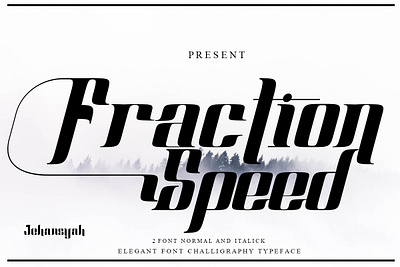 Fraction Speed font New branding design font awesome font design fonts hand drawn illustration lettering monograms monongramfont relicksiland typography