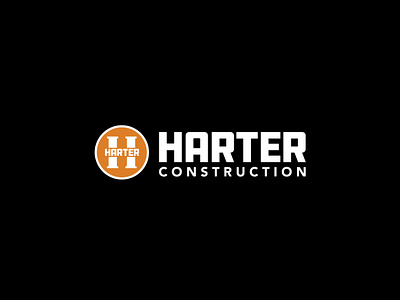 Harter Construction Stellen Design Logo Design brand branding construction construction company construction logo dc hardware graphic design logo logo design logos