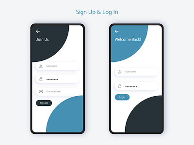 Recibo App design flat login ui minimal mobile ui onboarding ui ux