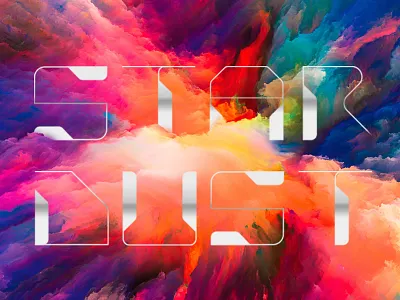 Stardust type exploration custom type customtype design designinspiration type typeface design typography
