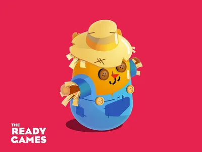 Scaredy Cat cat character character design game design indie game scarecrow