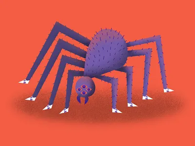 Dribbble Spider Oct 2020 adidas adidas originals characters halloween halloween 2020 illustration photoshop spider spooky vector weeklywarmup