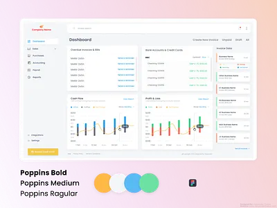 SaaS Dashboard 2020 design 2020 trends accounting services branding clean design dashboard ui design2020 invoice design product design saas app saas design software dashboard software design