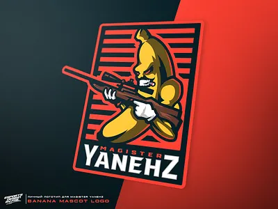 Banana Mascot Logo banana branding design esports esports logo esportslogo illustration logotype logotypedesign mascot mascot logo mascotlogo