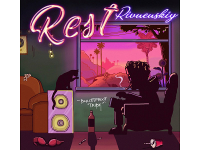 Cover "Rest" cover art cover design design graphicdesign illustration music art