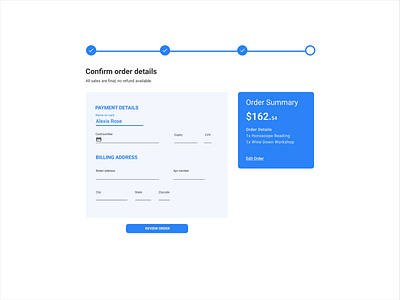 Minimalist checkout page checkout page credit card checkout form ui