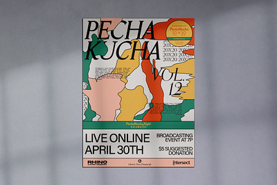 Pecha Kucha Poster branding design illustration poster poster art typography