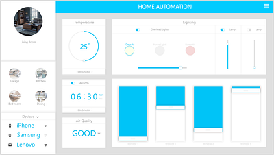 Day_21-HomeMonitoring-DailyUI app design graphic design illustration illustrator minimal ui ux web website