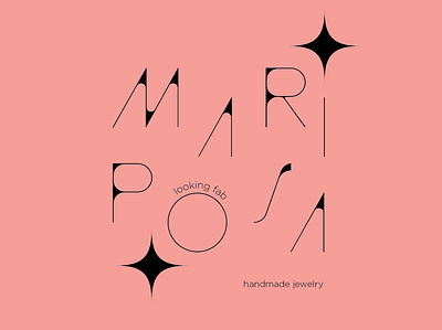 Marirosa handmade jewelry branding design typography