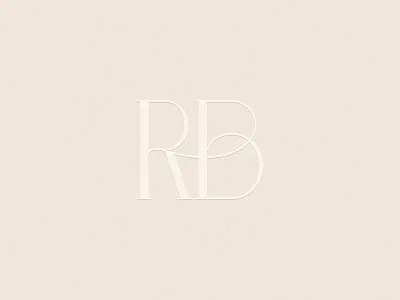 RB | Photographer Monogram brand design branding branding design elegant elegant design elegant font feminine logo ligature logo logomark logotype minimal minimalist logo monochromatic monogram photography business rb rb logo rb monogram small business branding wedding design