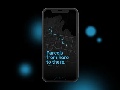 Courier Application app design minimal ui ui design web