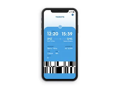 Boarding Pass app branding design minimal ui ui design web