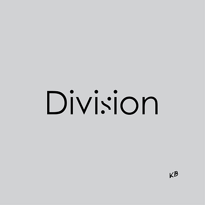 Division design division flat illustration logo mathematics minimal school typography vector