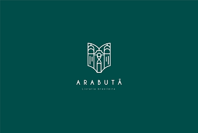 Arabutã - Brazilian Library branding design icon illustration illustrator logo vector