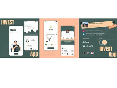 Investation App - Aplikasi Investasi dan Reksa Dana app branding design invest investment money app ui ux