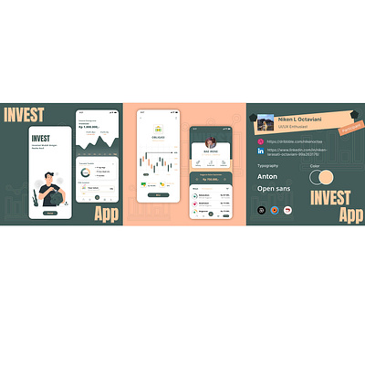 Investation App - Aplikasi Investasi dan Reksa Dana app branding design invest investment money app ui ux