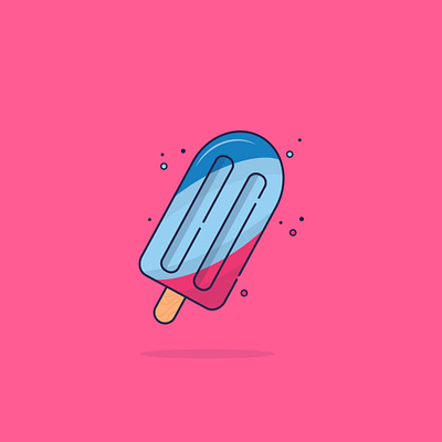 Ice Pop design flat flat design flat illustration graphic design icon illustration minimal design ui ux ui design vector vector art vector illustration web design