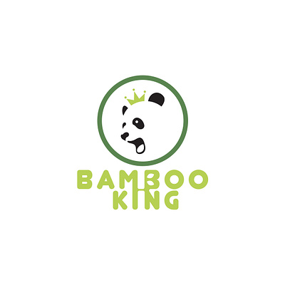 Daily Logo Challenge Day 3 - Panda, Bamboo dailylogochallange flat logo logo designing