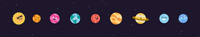 Sago Mini Planets illustrator ipad planets solar system