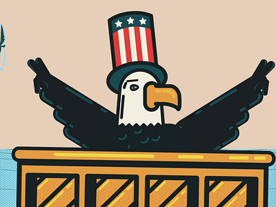 Time to Vote aftereffects animation cartoon color design election headcount illustration illustrator motion motion design motiongraphics retro schoolhouse rock vintage vote voting