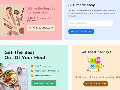 Landing page - CTA conversion conversion centric design landing page landing page design landing page series landing page ui ui ux ux design