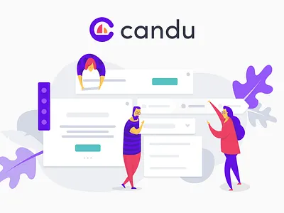 We just launched Candu! branding design digital graphic graphic design ui user experience user interface ux visual