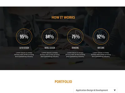 Landing Page Design design minimal ui ux web website